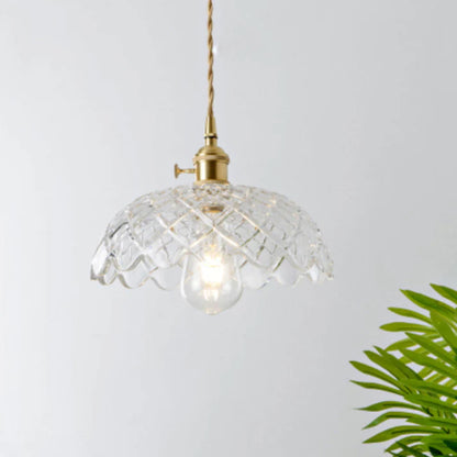 Illumi|Elegant Glas Pendel Loftlampe