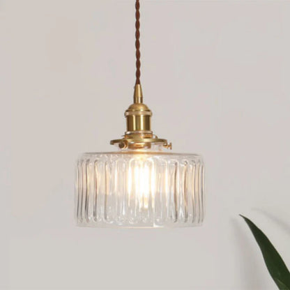 Illumi|Elegant Glas Pendel Loftlampe