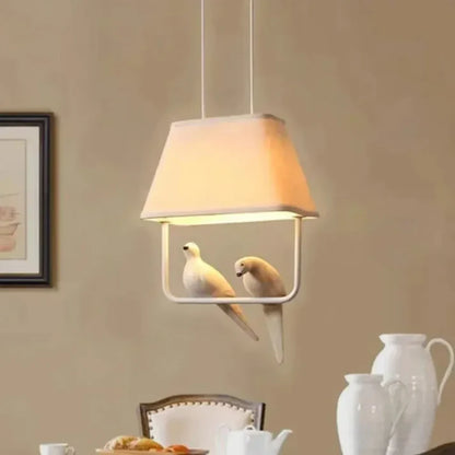 Elegant Fugle Pendel Lampe