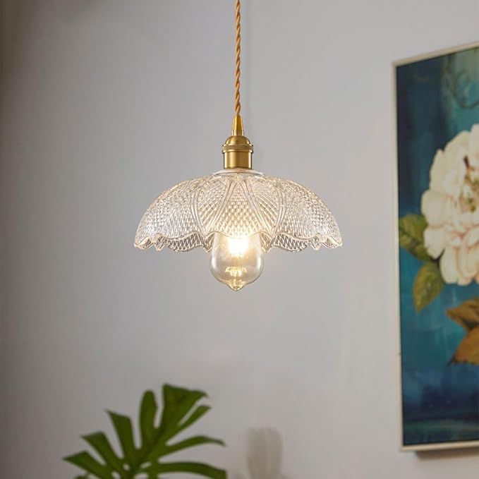 Glas Pendel Loftlampe