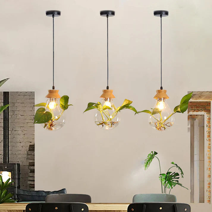 Elegant Glasplante Designlampe9