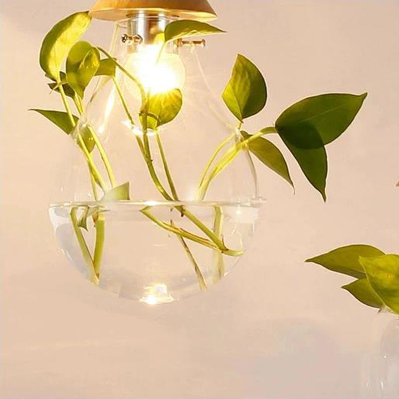 Elegant Glasplante Designlampe