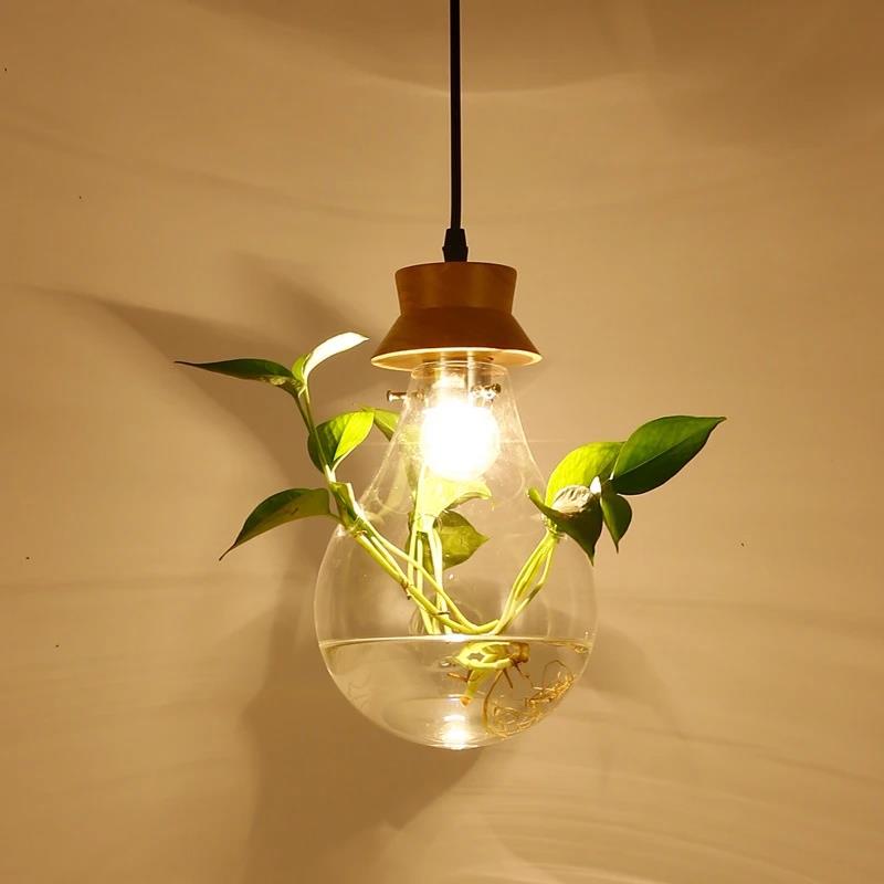 Elegant Glasplante Designlampe