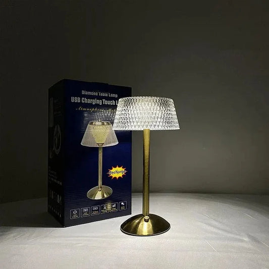 Luksus Krystal Bordlampe