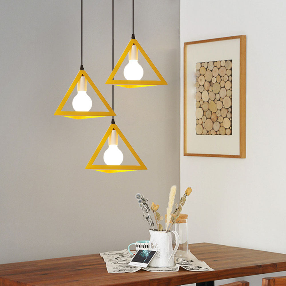 Moderne Pyramideformet Loftslampe