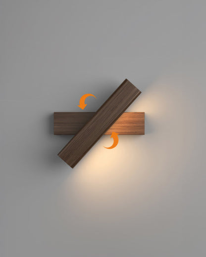 LumeWall | Deko Moderne LED-Innenleuchte Holz-Wandlampen