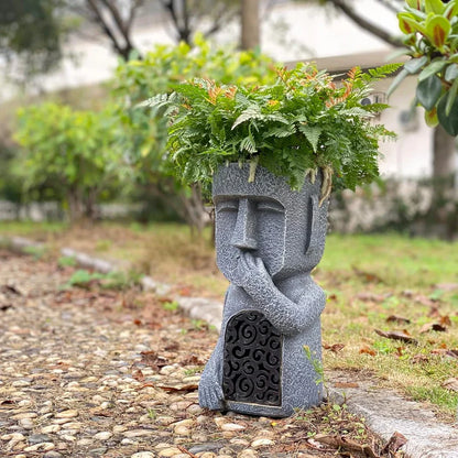 Skulptur Solcelledrevet Havelampe