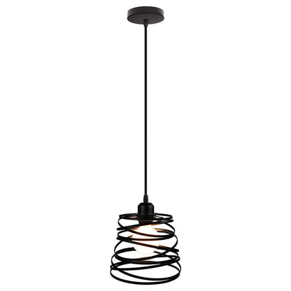 Spiralformede Hvirvler Led Loftslampe