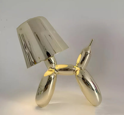 Stilfuld Hunde Bordlampe